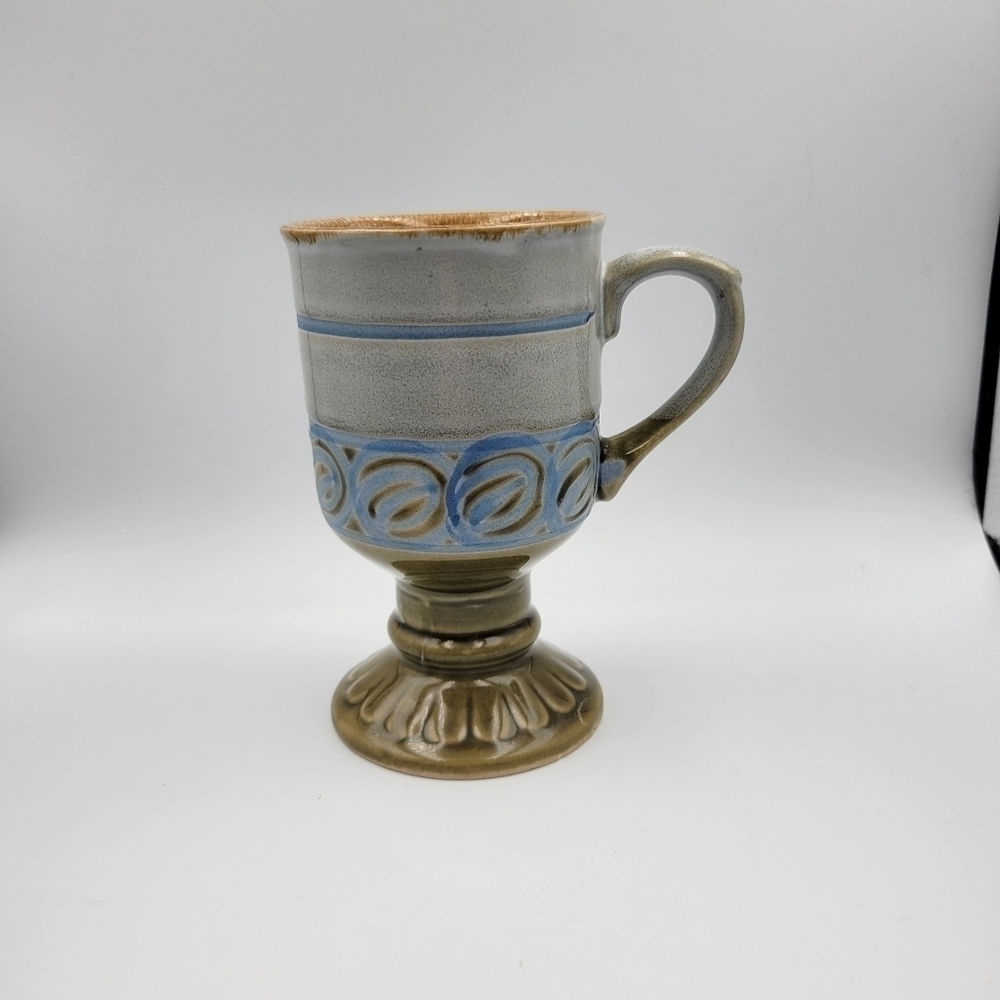 Vintage Stoneware Handled Irish Coffee Mug